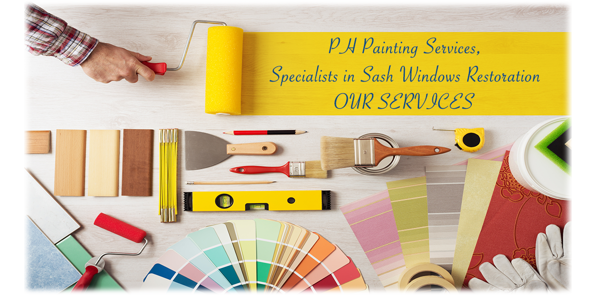 PH Painting Services Specialists in Sash Window Restoration
